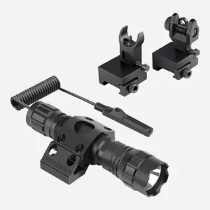 Iron Sights with Weapon Light