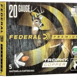 FEDERAL 20GA 2-3/4"  275GR FREIGHT TRAIN COPPER SABOT SLUG 5 RD/BX 10 BX/CS