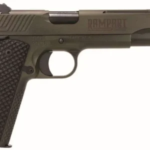 KIMBER RAMPART 1911 38SUPER 5" W/ COMP OD GREEN BLK G10 GRIPS 1-8RD MAG