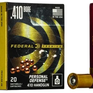 FEDERAL 410GA 3" 9 PELLET 4 BUCK "PERSONAL DEFENSE" 20 RD/BX 10 BX/CS