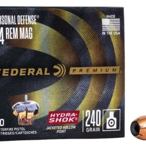 FEDERAL 44MAG 240G HYDRA SHOK JHP 20RD