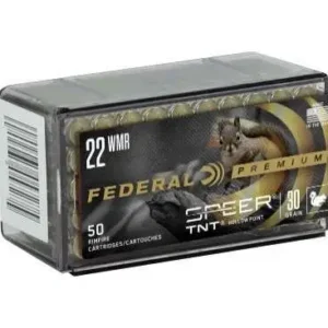 FEDERAL 22 MAG 30GR SPEER TNT - JHP "V-SHOK" 50 RD/BX 60 BX/CS