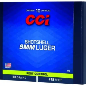 CCI 9MM LUGER SHOTSHELL 10 RD/BX 20 BX/CS