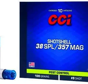 CCI 38/357 MAG SHOTSHELL 10 RD/BX 20 BX/CS