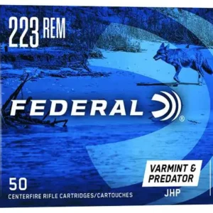 FEDERAL 223 REM 50GR JHP 50 CT AE VARMINT 50 RD/BX 5 BX/CS