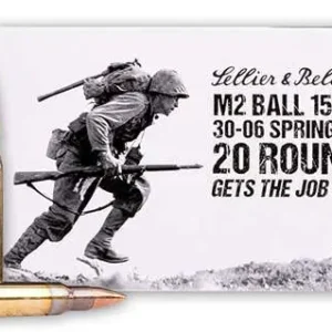 SELLIER & BELLOT 30-06 M1 150GR FMJ 20RD BOX 20 BOXES PER CASE
