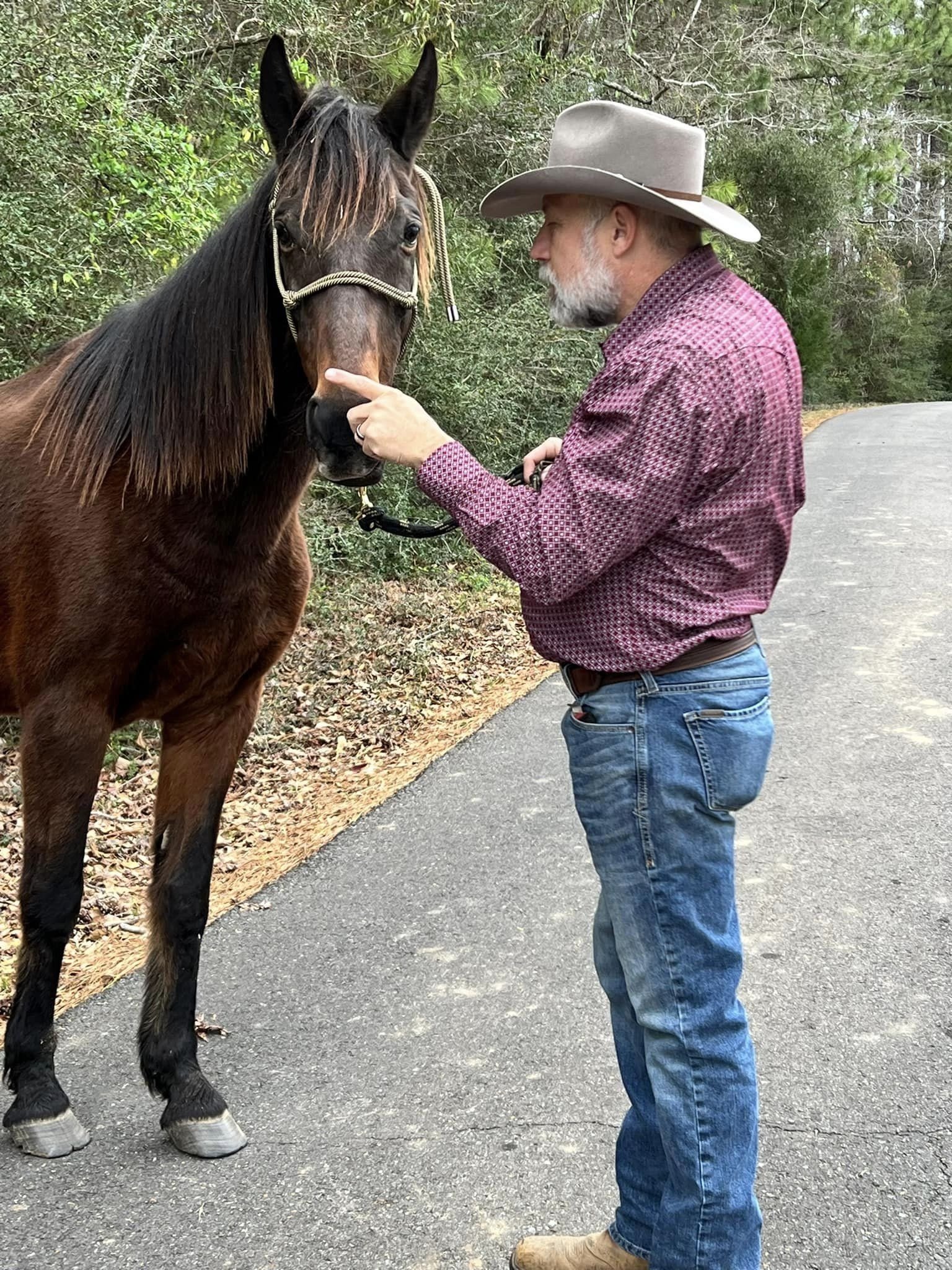 Jason and his horse, Buddy