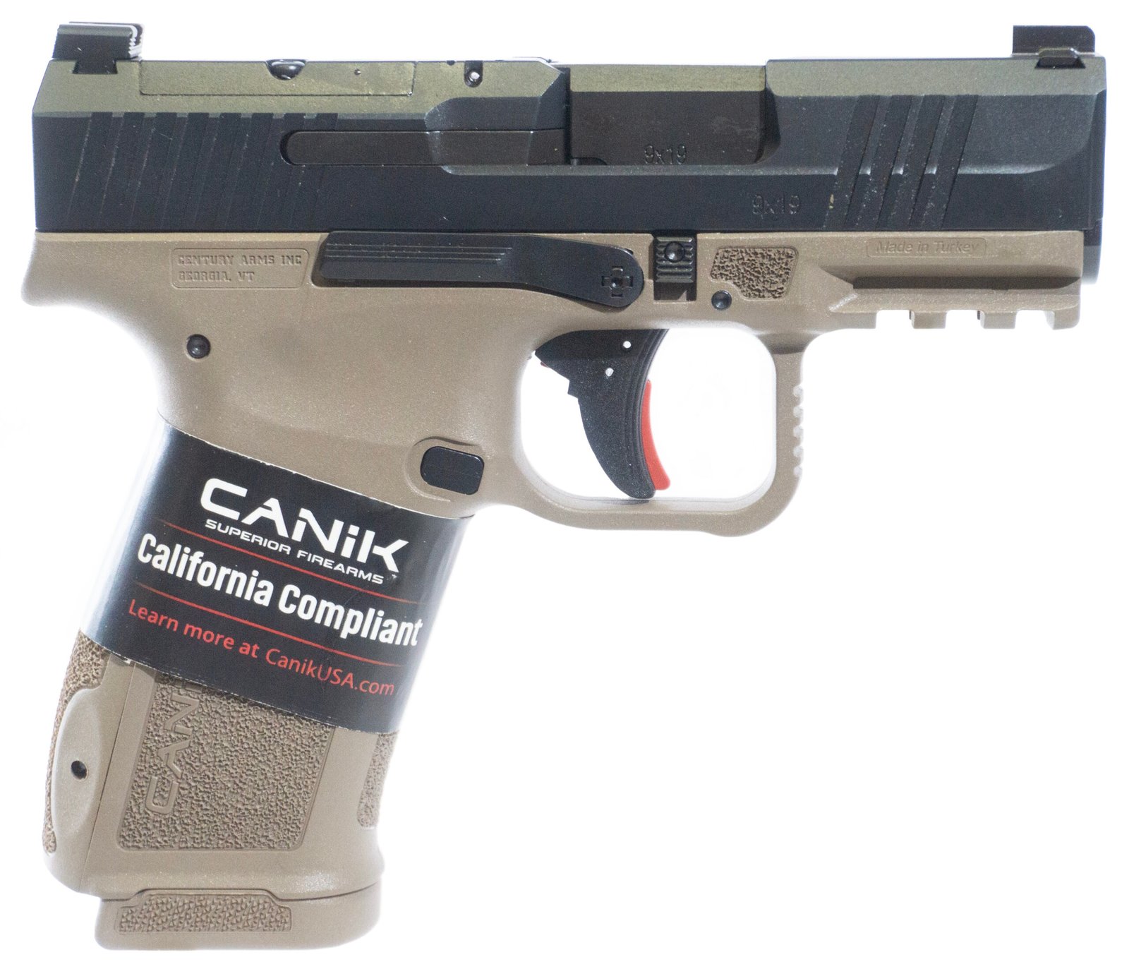 CANIK METE MC9L 9MM BLK/FDE 10+1 CA