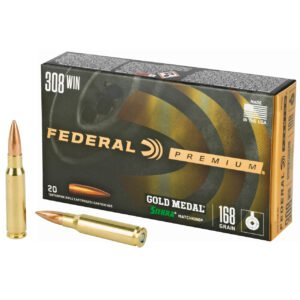 FEDERAL 308 WIN 168GR SIERRA MATCHKING BTHP 20 RD/BX 10 BX/CS