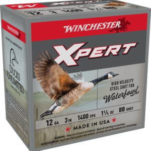 WINCHESTER SUPER X XPERT STEEL 12GA 3" 1-1/8 OZ BB 25RD BX 250RD CASE
