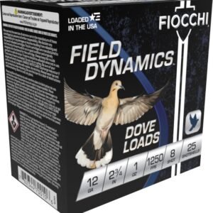 FIOCCHI 12G 2-3/4" 1OZ 8SHT G&T 25/250RDS