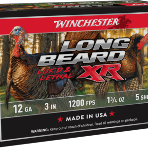 WINCHESTER LONG BEARD XR 12G 3" 1-3/4OZ 5SHT 10RD BX 100RD CASE