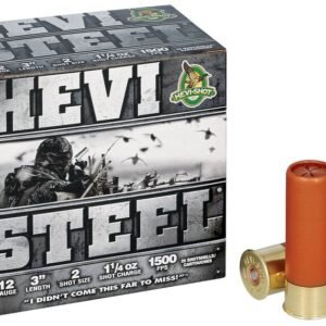 HEVI-SHOT HEVI-STEEL 12GA 3IN 1-1/4OZ #2 25 RD/BX 10 BX/CS