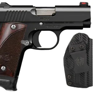 KIMBER MICRO 9 BLACK ROSEWOOD RTC-K BUNDLE PISTOL HOLSTER, 2-7RD MAGS