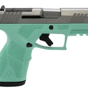 TAURUS GX2 TORO 9MM 3.38" STAINLESS/CYAN 1-13RD MAG