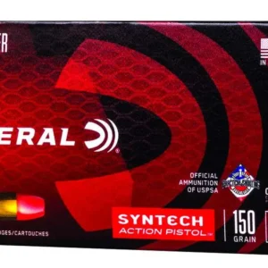 FEDERAL 9MM LUGER 150GR SYNTECH ACTION PISTOL TSJ FLAT NOSE 50 RD/BX 10 BX/CS