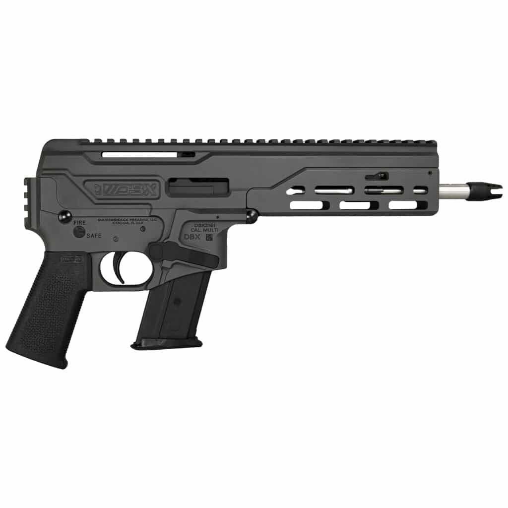 DIAMONDBACK FIREARMS DBX PIST 5.7X28 DARK GREY 8"