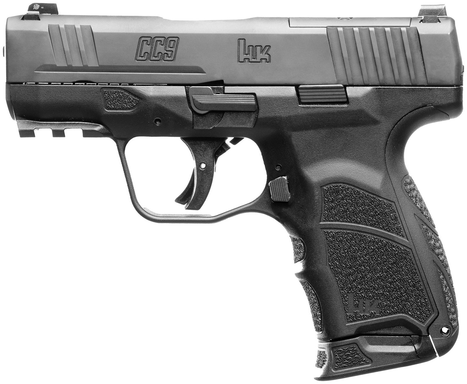 HECKLER AND KOCH (HK USA) CC9 9MM BLK 12+1 NS OR