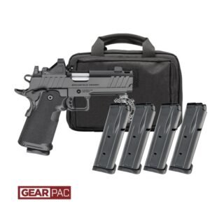 SPRINGFIELD ARMORY 1911 DS PRODIGY AOS 4.25" COMP U NOTCH FIBER OPTIC VIRIDIAN RFX11,BAG,4 MAGS